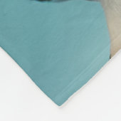 パグパラダイス：浴槽の中の入浴美しい フリースブランケット (角)