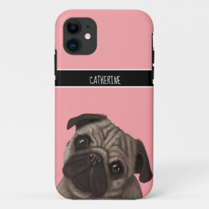 パグピンク iPhone 11 ケース