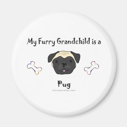 パグファウン マグネット (正面)