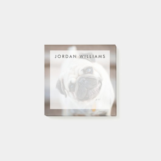 パグヘッドの傾き ポストイット (正面)