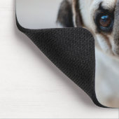 パグヘッドの傾き マウスパッド (コーナー)