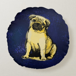 パグベビー丸い枕 ラウンドクッション
