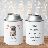 パグペット結婚クーラーボックス 缶クーラー