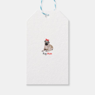 パグママドッグバンダナペットラバーガーディメンズパグ ギフトタグ
