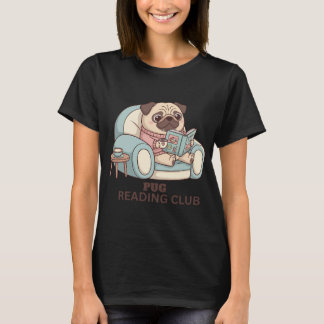 パグママフラワーバンダナドッグマザーズデー Tシャツ