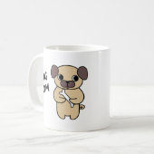 パグママ コーヒーマグカップ (正面左)