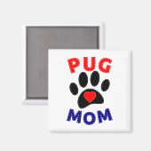 パグマムドッグママスケッチ マグネット (正面/裏面)