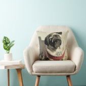 パグユーモアのある枕 クッション (椅子)