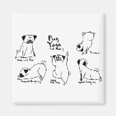 パグヨガ マグネット (正面)