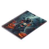 パグライディングオートバイハロウィンホラー ノートブック (左側)