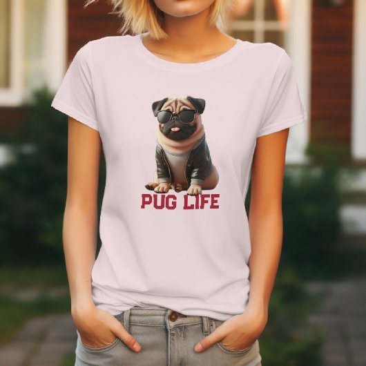 パグライフかわいい犬のデザインをパグ愛好家のために！ Tシャツ