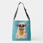 パグライフカスタムカラーバッグ クロスボディバッグ (裏面)