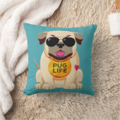 パグライフカスタムカラー装飾用クッション クッション (ブランケット)