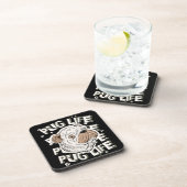 パグライフ動物の犬 コースター (右側)