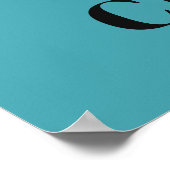 パグライフ名前をカスタムする&カラーポスター ポスター (角)