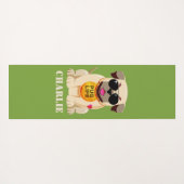 パグライフ名前をカスタムする&カラーヨガマット ヨガマット (裏面(横))