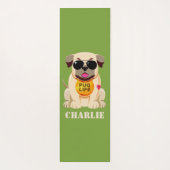 パグライフ名前をカスタムする&カラーヨガマット ヨガマット (裏面)