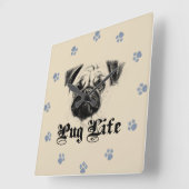 パグライフ スクエア壁時計 (傾斜)