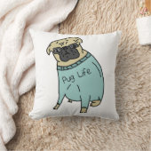 パグライフ – セーターおもしろい犬 クッション (ブランケット)