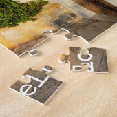 パグリアカスタム州アルベロの美しい町、文字 ジグソーパズル (側面)