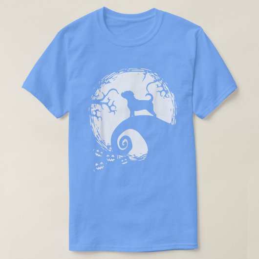 パグルムーンハロウィーン Tシャツ (デザイン正面)