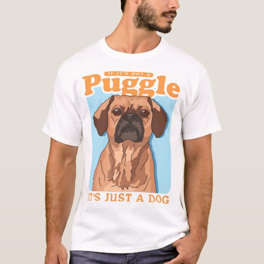 パグル犬の飼い主です パグルです コピー Tシャツ (正面)
