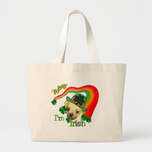パグルSt patricks day ラージトートバッグ (正面)