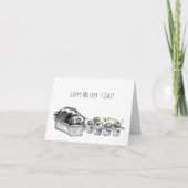 パグロフとパプフおもしろいマフィン母の日カード カード (正面)