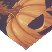 パグ不気味ドグハロウィーン魔女とカボチャ テーブルクロス (アングル)