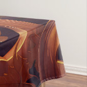 パグ不気味ドグハロウィーン魔女とカボチャ テーブルクロス (インサイチュ)