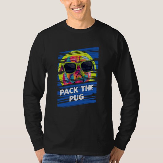 パグ動物パンプンユーモア動物のミーム Tシャツ (正面)