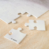 パグ取り泡風呂 ジグソーパズル (側面)