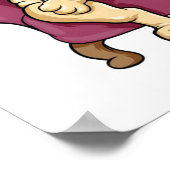 パグ喫煙葉巻 | Really クール Pug Dog ポスター (角)