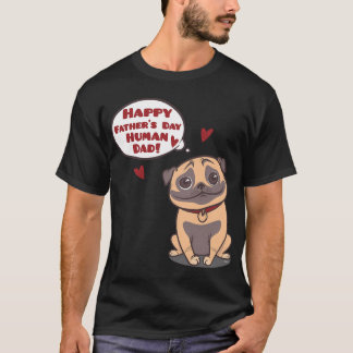 パグ好きのパパ Tシャツ