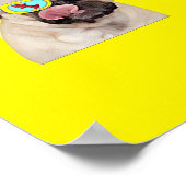 パグ好きの消火栓 ポスター (角)