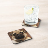 パグ子犬 コースター (右側)