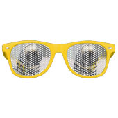 パグ子犬 レトロサングラス (正面)