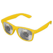 パグ子犬 レトロサングラス (アングル)