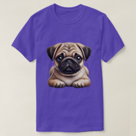 パグ子犬 Tシャツ