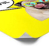 パグ愛の消火栓ポスター ポスター (角)