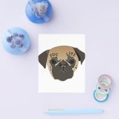 パグ愛好家 |かわいいパグの生活 チラシ (シングル)