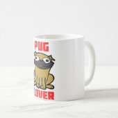 パグ愛好家 コーヒーマグカップ (正面右)