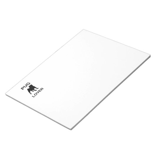 パグ愛好家 ノートパッド (アングル)