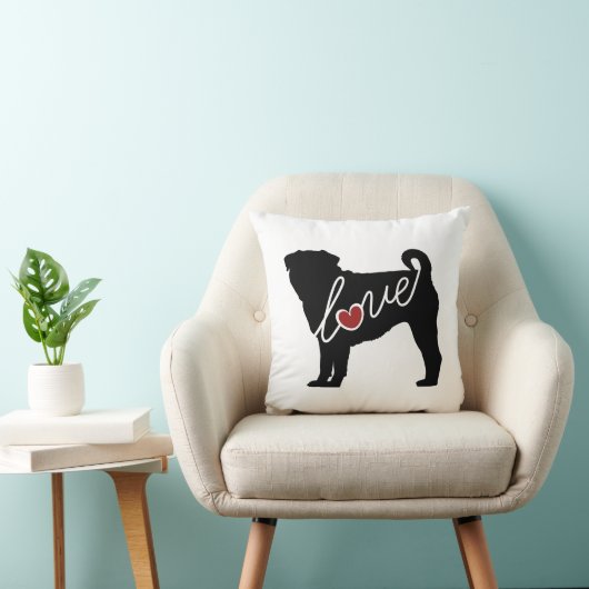 パグ愛 クッション (椅子)