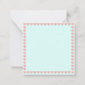 パグ愛 ノートカード (裏面)