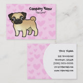 パグ愛 名刺 (正面/裏面)