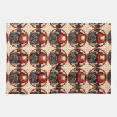 パグ消防士 キッチンタオル (横)