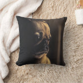 パグ深いイン考え クッション (ブランケット)