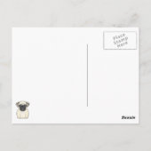 パグ漫画 ポストカード (裏面)