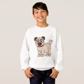 パグ漫画 Tシャツ (正面フル)